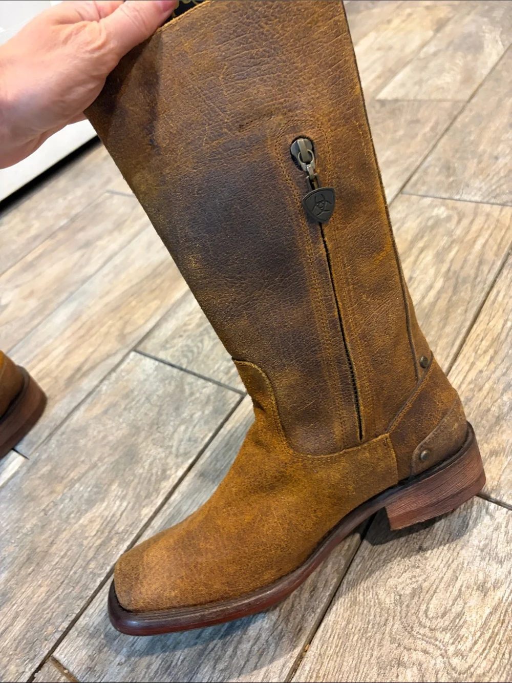 Ariat Coronado collection Classic Brown Leather Western Boots Women’s size 6.5 - Picture 6 of 12